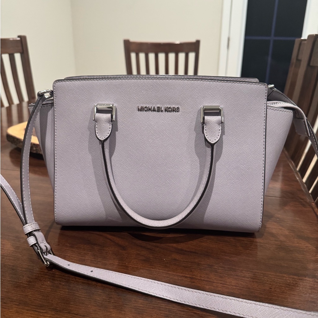 Michael Kors Light Purple Satchel